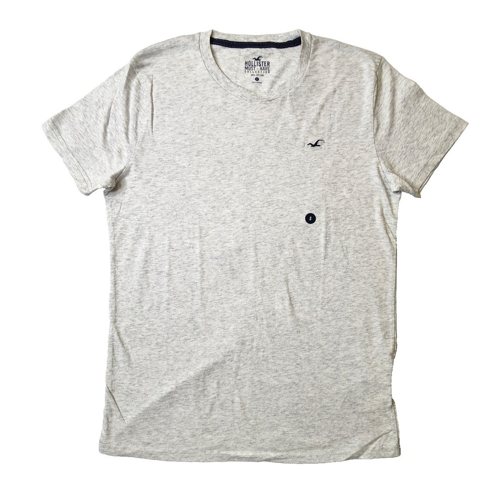 Hollister Men's T-Shirt Must-Have Collection, Gray Size Small NWT